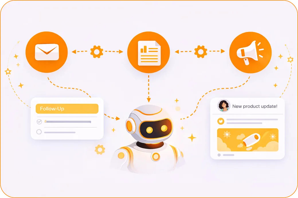 AI agents automating email, content and marketing tasks