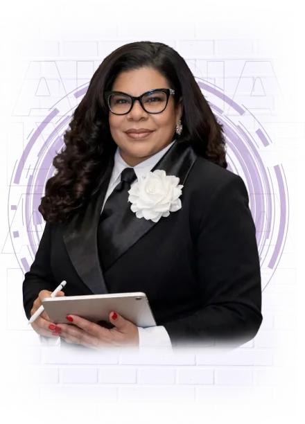 Alicia Lyttle teaching AI consulting skills