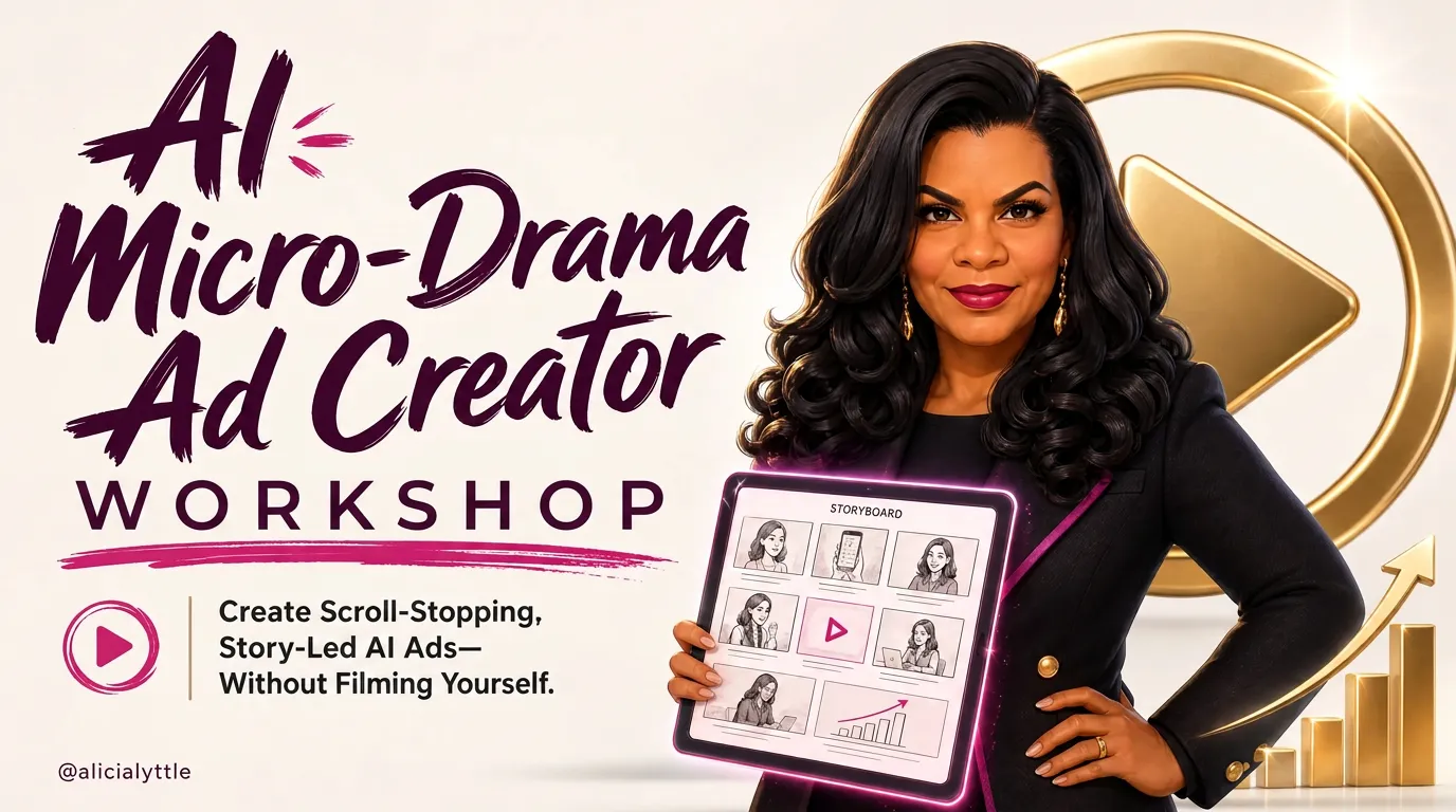 The AI Micro-Drama Ad Creator Workshop by Alicia Lyttle